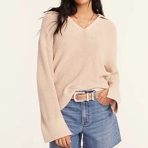 J. Crew Relaxed Collared Sweater